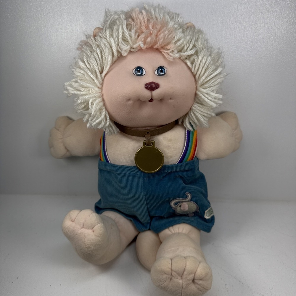 Vintage Cabbage Patch Koosas Stuffed Animal doll toy  kitty Lion Coleco 1983
